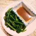 ひろみつばち's cooksnap of when they made 春の贈りもの！　のらぼう菜のおひたし.