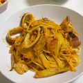 ありなる's cooksnap of when they made 全部お好みで♪キムチ×イカpasta.
