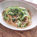 なにぬねにょろん's cooksnap of when they made 簡単！しらすとゴーヤのシンプル和風パスタ.