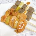 ゆづキッチン's cooksnap of when they made 爪楊枝でミニ焼き鳥☆ねぎ塩&タレ.