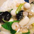 sumomokaka's cooksnap of when they made 激ウマ！白菜のシーフードあんかけ！.