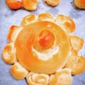 Ryuosuwari's cooksnap of when they made おひさまパン.