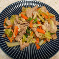 akoreana's cooksnap of when they made 豚肉とキャベツとしめじの味噌炒め.