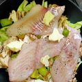 momoazeru's cooksnap of when they made ☆鱈とキャベツの酒バター蒸し☆.