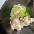 わかめ村's cooksnap of when they made そら豆とカマンベールのツナ和え.