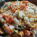 チコリママ's cooksnap of when they made ✿海老とネギと卵だけのチャーハン✿.