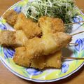 ナップ99's cooksnap of when they made 懐かしい 玉葱豚カツ串.