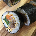 はるみんたった's cooksnap of when they made キンパ風太巻き【簡単ナムルで恵方巻きに】.