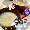 海理ママ's cooksnap of when they made さつま芋と大根と油揚げのみそ汁.