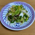 petokko's cooksnap of when they made 生の白菜をやみつきサラダに.