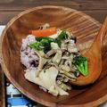 caoruchang's cooksnap of when they made 小松菜とシーフードミックスの中華あんかけ.