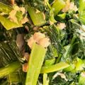 gomings's cooksnap of when they made 小松菜とツナのわさびマヨサラダ.