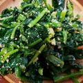ハチ8コロ8's cooksnap of when they made ほうれん草の白味噌風味胡麻和え。.