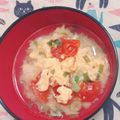 クックM67KM5☆'s cooksnap of when they made 簡単!トマト卵スープ.
