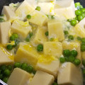 はちみつlove's cooksnap of when they made 優しい♪えんどう豆と高野豆腐の卵とじ.