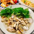 シルバニア's cooksnap of when they made 浅利とキノコの白だし.