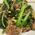 黒めんぼう's cooksnap of when they made もやし沢山の鶏ニラレバ炒め.