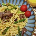 りえっくす♡'s cooksnap of when they made プロ直伝！砂肝にんにく芽のペペロンチーノ.