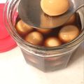 ｏｋｕｍｉ３２'s cooksnap of when they made 【韓国風】絶品! うずらの卵の煮物.