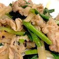 ひなまなここのはは's cooksnap of when they made 豚肉とニラ大根の味噌炒め.