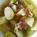 Akkers's cooksnap of when they made ベーコンと芽キャベツの簡単あったかスープ.