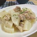 飼い猫はおデブさん's cooksnap of when they made 塩麹漬け鶏もも肉と大根の煮物.