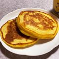 かあさんのたからもの's cooksnap of when they made ほわほわ♪かぼちゃホットケーキ.