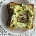 mayuまゆ56's cooksnap of when they made 簡単♡とろっウマ♡アボカドエッグトースト.
