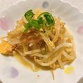 Zhenmei⭐︎'s cooksnap of when they made m竹輪ともやしと卵の甘辛炒め.