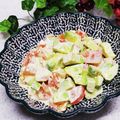 Dellaたん's cooksnap of when they made アボカドトマトマヨネーズサラダ.