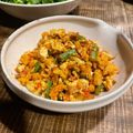 Asaras's cooksnap of when they made パニール、もしくは炒り卵・豆腐の野菜炒め.