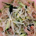 たるちゃん1973's cooksnap of when they made もやし・きゅうり・カニカマの酢の物.