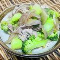 料理男子部🍻's cooksnap of when they made 豚バラ肉・玉ねぎ・ブロッコリーの炒め物.