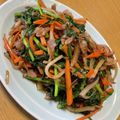 おっと！'s cooksnap of when they made 春菊のオイスターソースバター炒め.