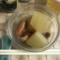 Kensuke108's cooksnap of when they made 大根とｼｬｳｴｯｾﾝの汁だく煮物☆.