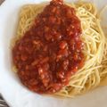 ８るなるな's cooksnap of when they made 市販ミートソースをかさ増しサッパリ仕上げ.