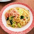 エル♀'s cooksnap of when they made ☆麺つゆで簡単＊和風パスタ☆.