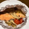 ハクミオ's cooksnap of when they made 鮭のホイル焼き.