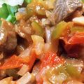 ぴかりんぼん's cooksnap of when they made 角切り牛肉のトマト味煮⭐︎トルコ.