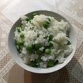 NottySan's cooksnap of when they made 簡単！鮮やかシワなし☆グリンピースごはん.