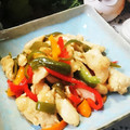 虹色♪︎ちゅーりっぷ's cooksnap of when they made 鶏ササミの青椒肉絲風.