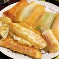 ONE★MAYU★'s cooksnap of when they made カニカマチーズ春巻き.