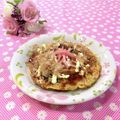 toraちゃん♪'s cooksnap of when they made 粉なしえのきのお好み焼き風.