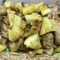 おなかすきすき's cooksnap of when they made パイナップルと鶏肉のスパイスソテー.