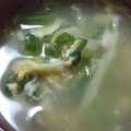 ヨシヨッシー's cooksnap of when they made キャベツとネギの中華スープ☆.