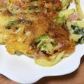 黄金の輝き亭's cooksnap of when they made お好み焼き風じゃがいものとろけるチーズ焼.