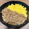 Charlie14's cooksnap of when they made 簡単♥♡鶏そぼろ丼（すき焼きのたれ味）.
