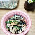 クックI7I5L1☆'s cooksnap of when they made ワラビと、ひじきの和え物.