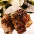 ellie21's cooksnap of when they made 簡単！豚巻き梅だれ和え.