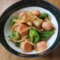 やなぎだまこ's cooksnap of when they made 魚肉ソーセージと余り野菜の炒めもの.